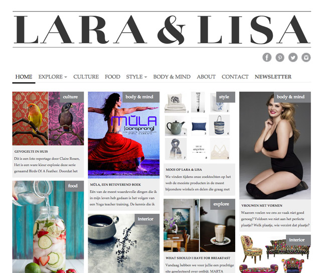 Online magazine Laralisa