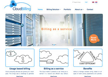 CloudBilling – Multilingual website