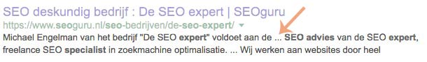 meta beschrijving yoast