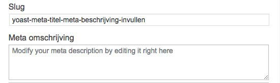 meta omschrijving