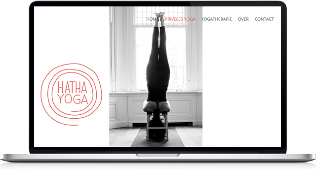 yoga schrijver wordpress website