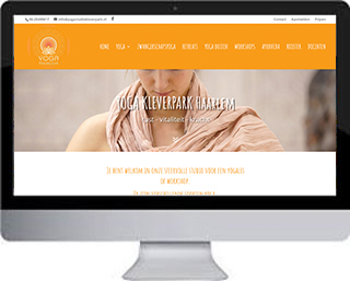 Website Yogastudio Kleverpark Haarlem