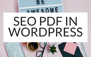 SEO PDF WordPress