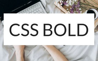 CSS BOLD