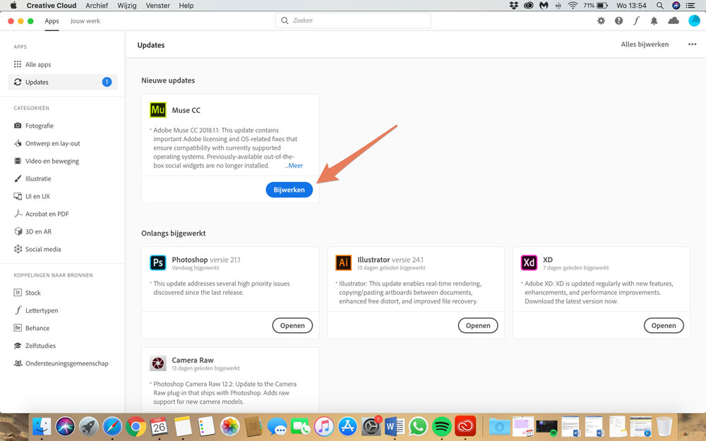 Photoshop-updaten Photoshop-updaten