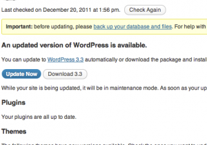 Update naar WordPress 3.5.2. backup