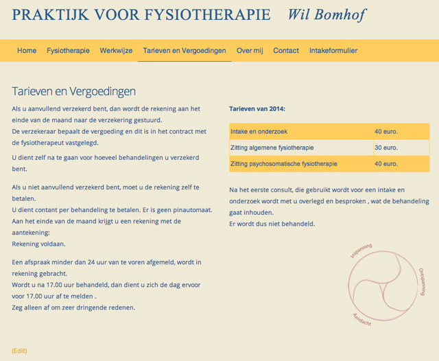 fysiotherapie_wordpress_website